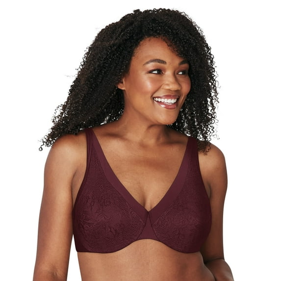 Playtex Secrets Ultra Soft No Poke Dreamwire Underwire Bra Nightfire Red 38D Women's