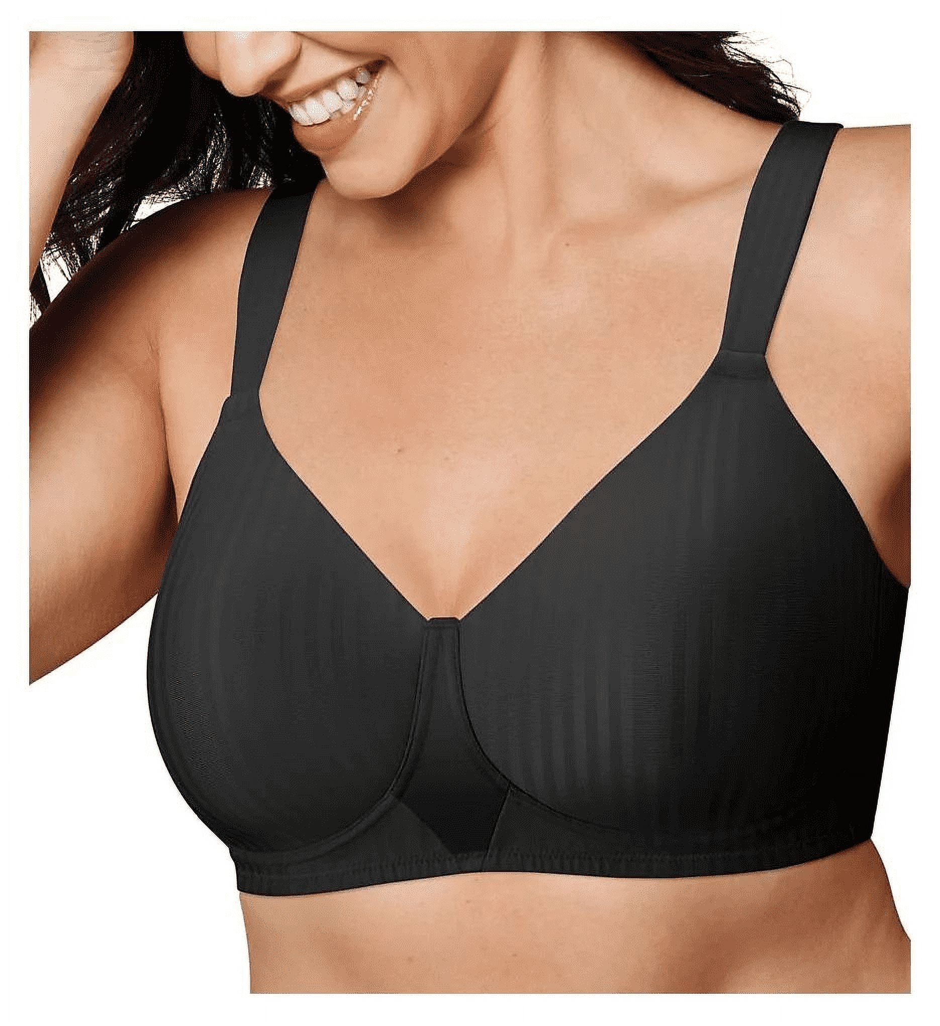 Playtex Women's Secrets Perfectly Smooth Wire Free Full Coverage Bra  #4707,Black Stripe,36B : : Clothing, Shoes & Accessories