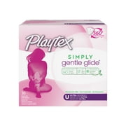 سدادات Playtex ببساطة Gentle Glide ، غير معطرة ، Ultra ، 36 Ct