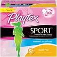 thumbnail image 1 of Playtex Sport Super Plus Tampons, Unscented, 36ct (Pack of 14), 1 of 2
