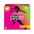 thumbnail image 1 of Playtex, Sport Tampons Regular Absorbency, White, Unscented, 48 Count, 1 of 3