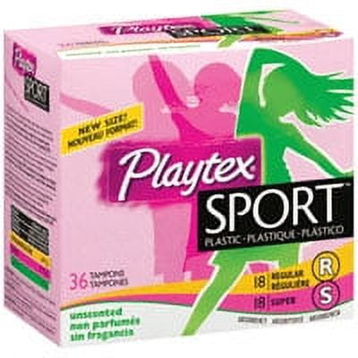 Playtex Absorbency Sport Tampons, Unscented, Combo of 2 Boxes