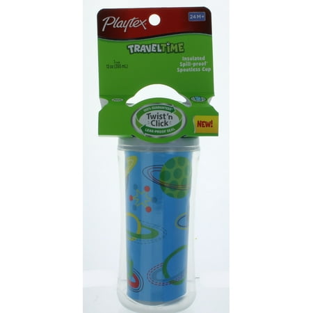 Playtex Travel Time Planets Twist'n Click Spill Proof Cup BPA Free