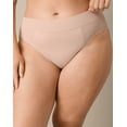 thumbnail image 1 of Playtex Tummy Smoothing High-Cut Brief Underwear Pack, 3-Pack (Plus Sizes) Heirloom White/Almond/Almond 2XL Women's, 1 of 5