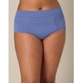thumbnail image 1 of Playtex Tummy Smoothing Hipster Underwear Pack, Moisture-Wicking, 3-Pack  Chateau Blue/Salty Pepper Grey/Future Lavender M Women's, 1 of 4