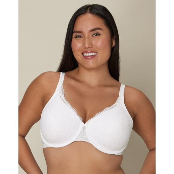Playtex Underwire Bra Secrets Beautiful Lift Embroidered Comfort TruSupport 4513