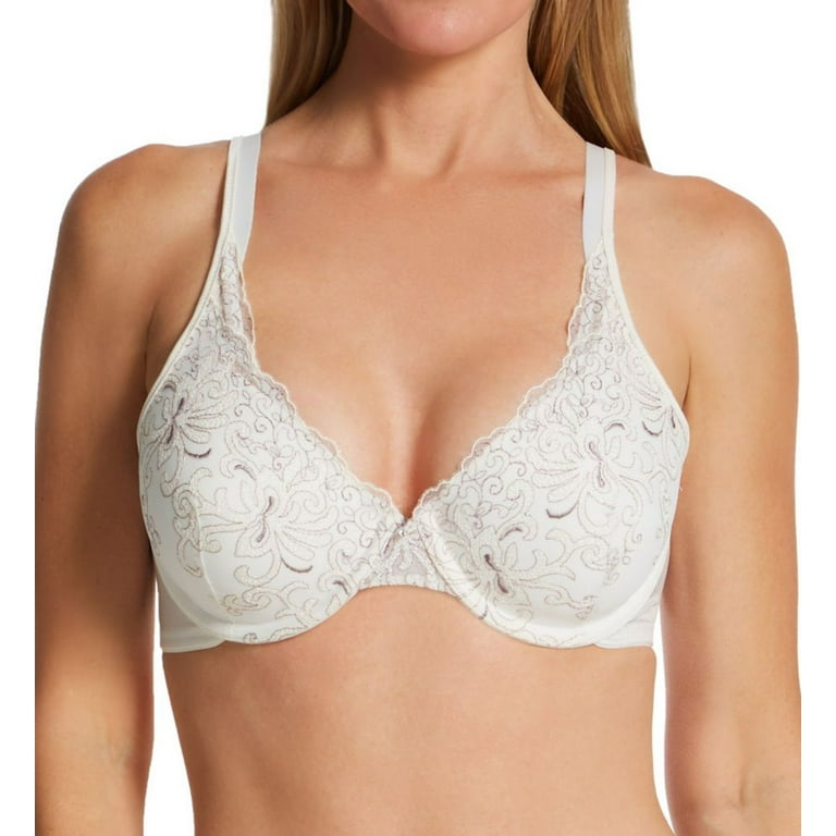 Playtex Secrets Side Smoothing Wirefree Bra Ivory Pearl 36D