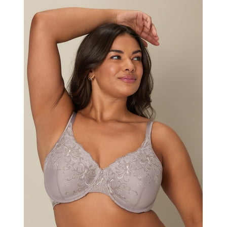 Playtex Underwire Bra Secrets Beautiful Lift Embroidered Comfort TruSupport 4513