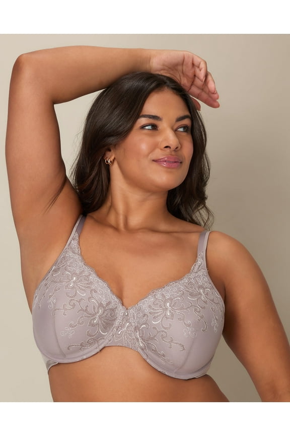 Underwire Bra Secrets Beautiful Lift Embroidered Comfort TruSupport 4513
