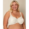 thumbnail image 1 of Playtex Secrets Beautiful Lift Embroidered Underwire Bra Mother Of Pearl/Warm Steel Embroidery 42DD Women's, 1 of 6