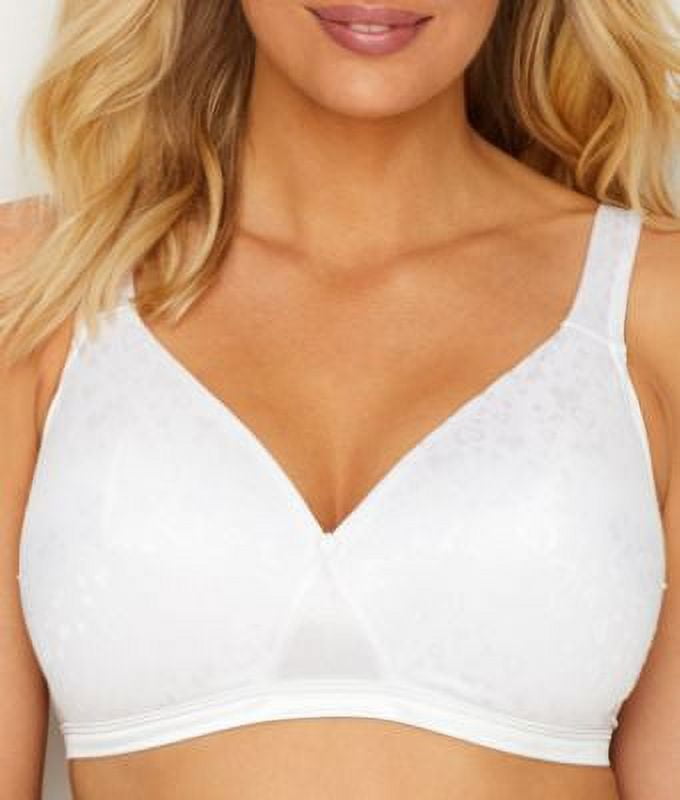 Playtex WHITE Cross Your Heart Stretch Foam-Lined Wirefree Bra, US 34A, UK  34A