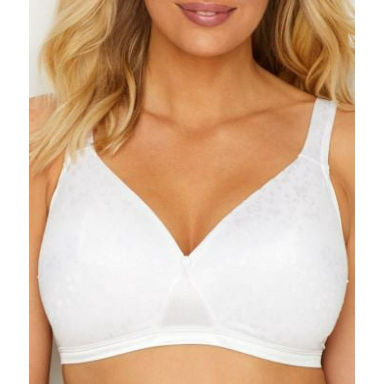 Playtex WHITE Cross Your Heart Stretch Foam-Lined Wirefree Bra, US 34A, UK  34A 