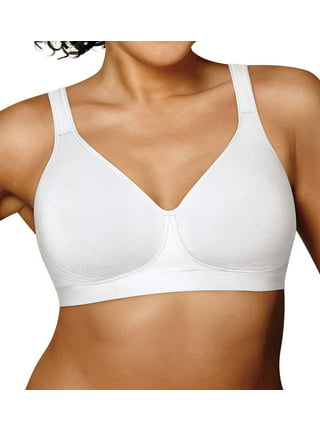 Playtex 18 Hour Front Close Wireless Bra with Back Support White