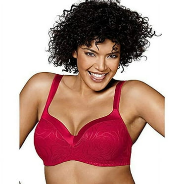 Playtex Women's Love My Curves Original Balconette Underwire Full Coverage Bra - US4823