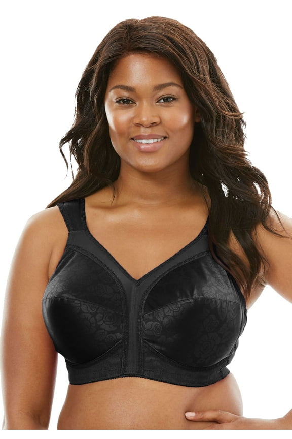 Women's Plus Size 18 Hour Ultimate Shoulder Comfort Wireless Bra 4693 Bra