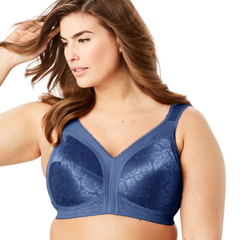 PLAYTEX Women's Plus Size 18 Hour Front-Close Wireless Bra with