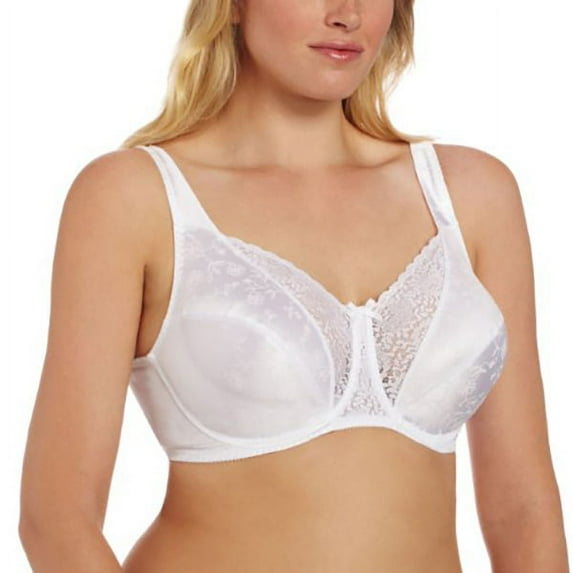 Playtex Women's Secrets Love My Curves Signature Floral Underwire Full Coverage Bra - US4422