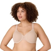 Playtex Womens Smoothing T-Shirt Underwire Bra, Moisture Wicking Plus Sizes
