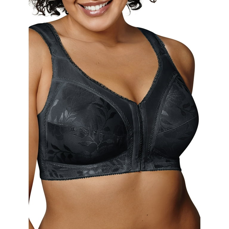 Playtex Women's 18 Hour Front-close Wire-free Bra - 4695 48b Old Black :  Target