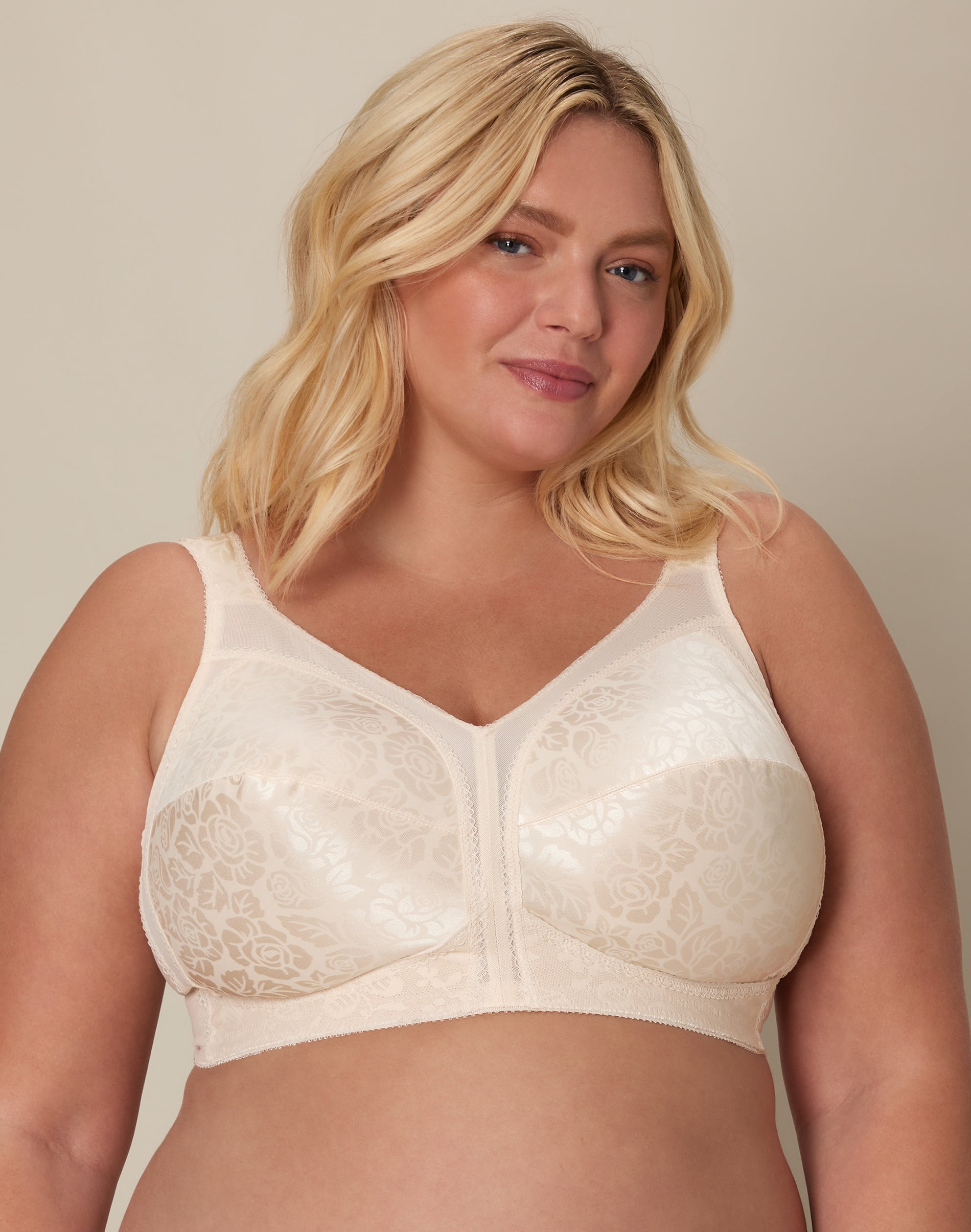 ベジフラ Playtex 18 Hour Ultimate Comfort Wirefree Bra, Wide Straps, M