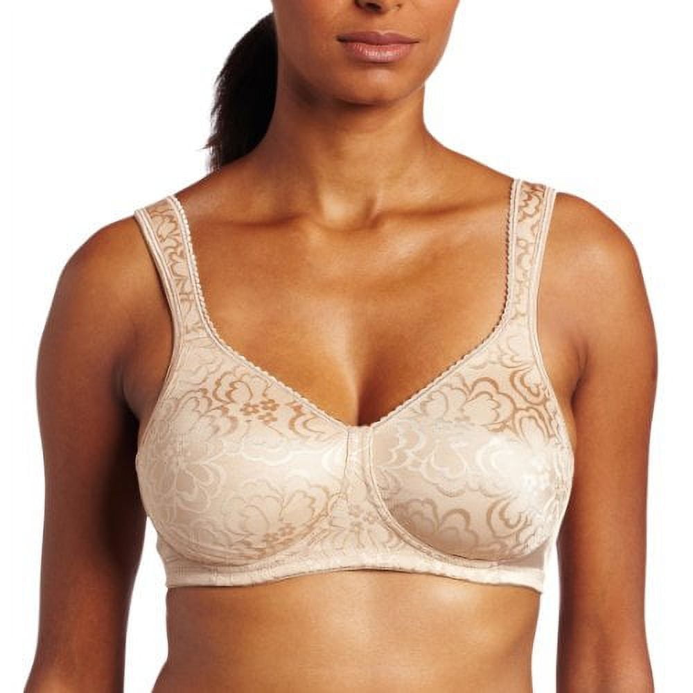 Playtex Womens 18 Hour Ultimate Lift Support Wirefree Bra 4745- Nude, 38D  Pack of 2 