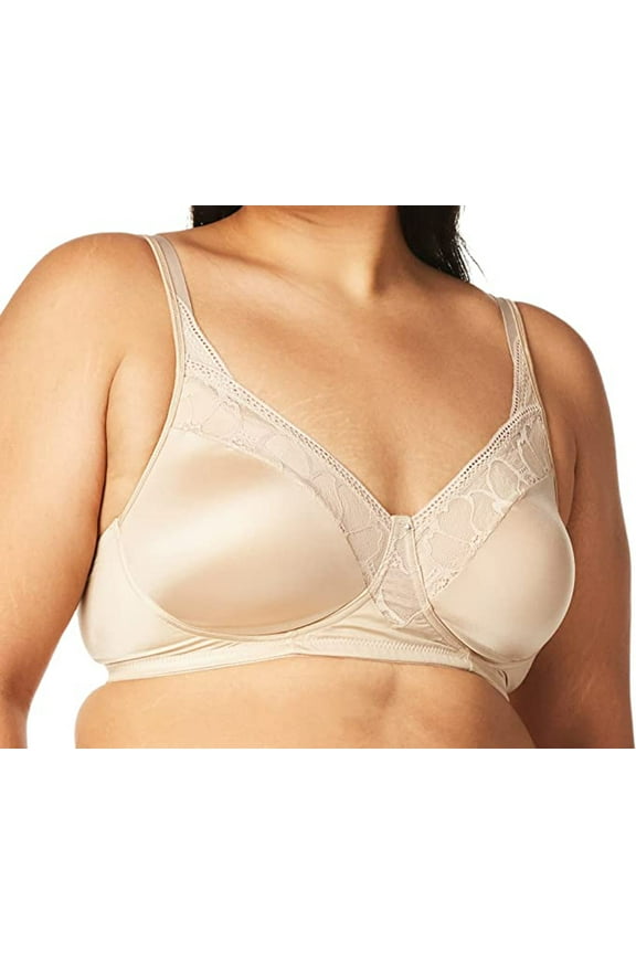 Womens Secrets Feel Gorgeous Wirefree with Lace Illusion Bra,Cafe Aut Lait,38D