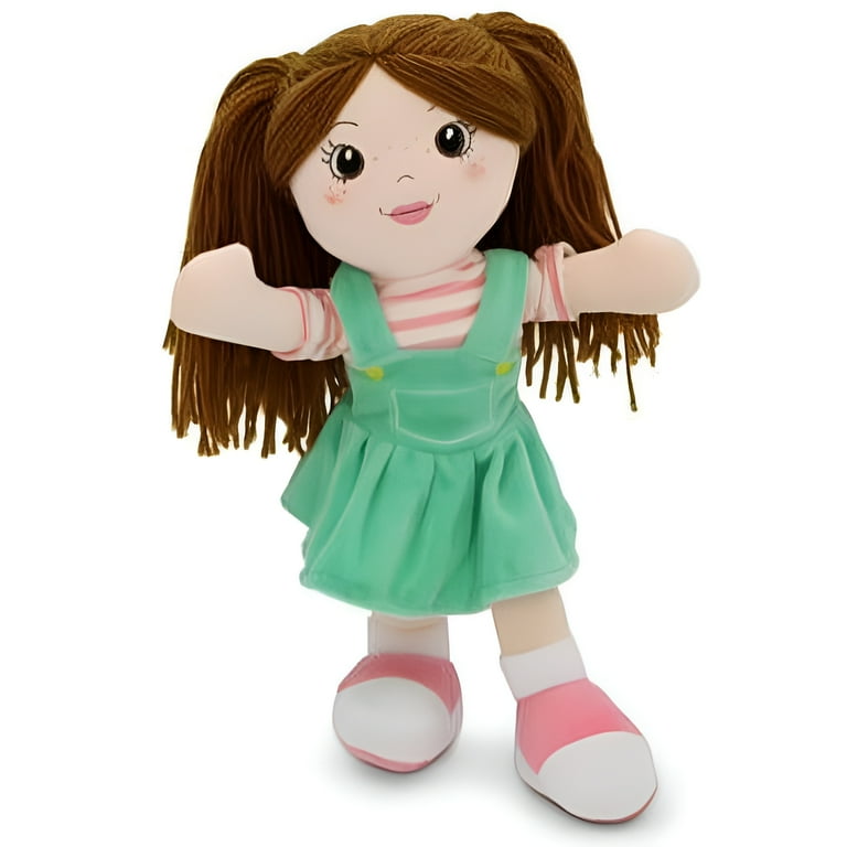 Playtime By Eimmie Allie, 14 Inch Cloth Toy Dolly for