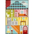 thumbnail image 1 of Playtime Dollhouse Rug, Multi, 1 of 4
