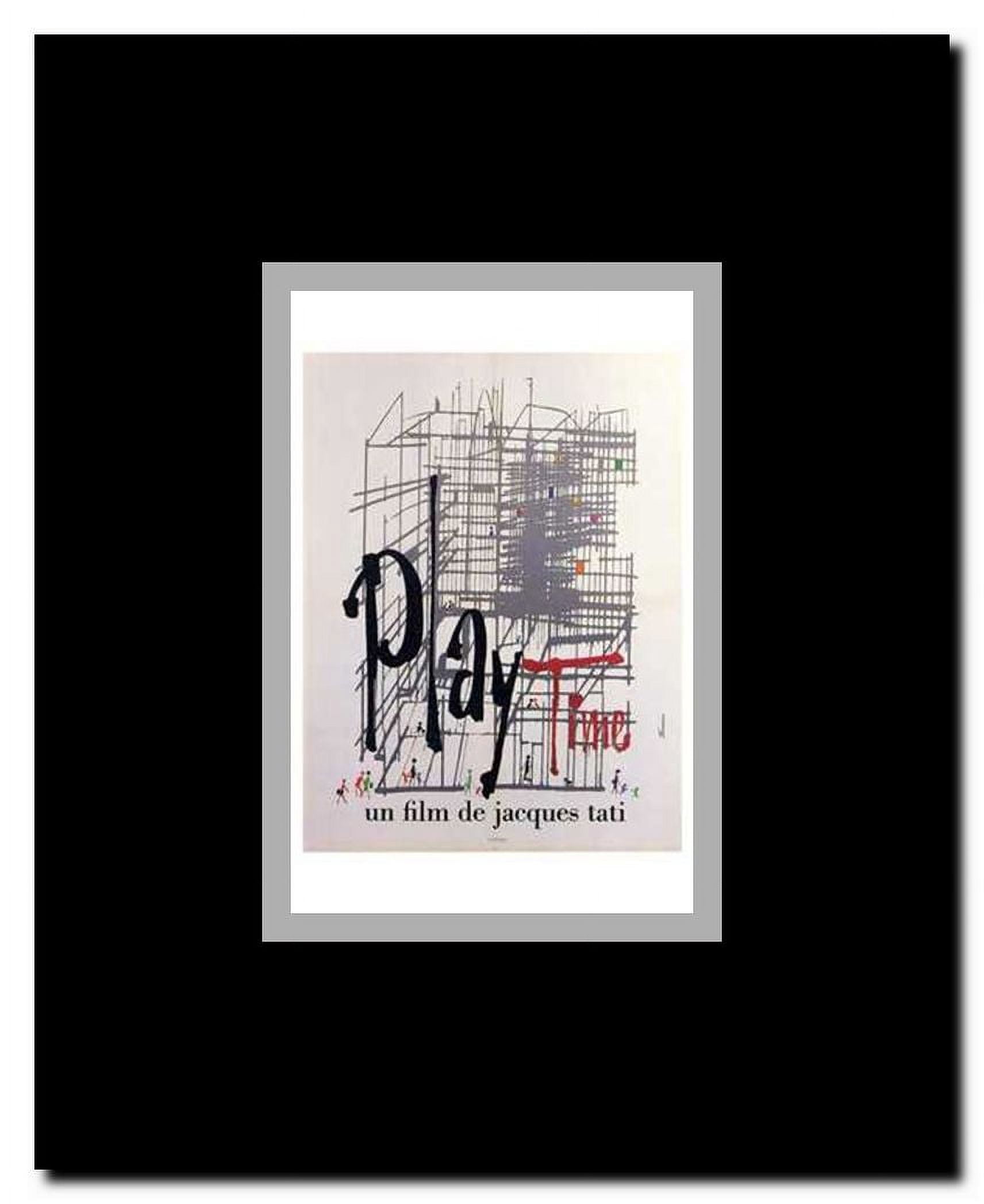 Playtime Framed Movie Poster