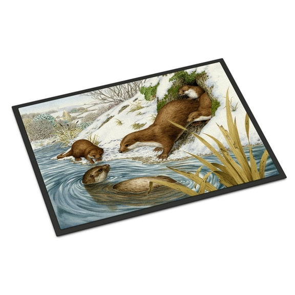 Playtime Otters Door Mat