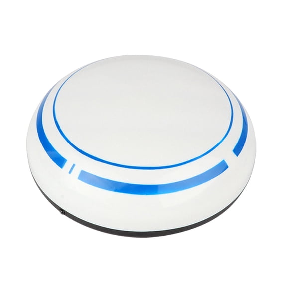 Playtopia Fire-Resistant ABS Robotic Vacuum Cleaner Automatic Floor Sweeper for Hardwood Tile Low Pile Carpet 1pc Size A White Black