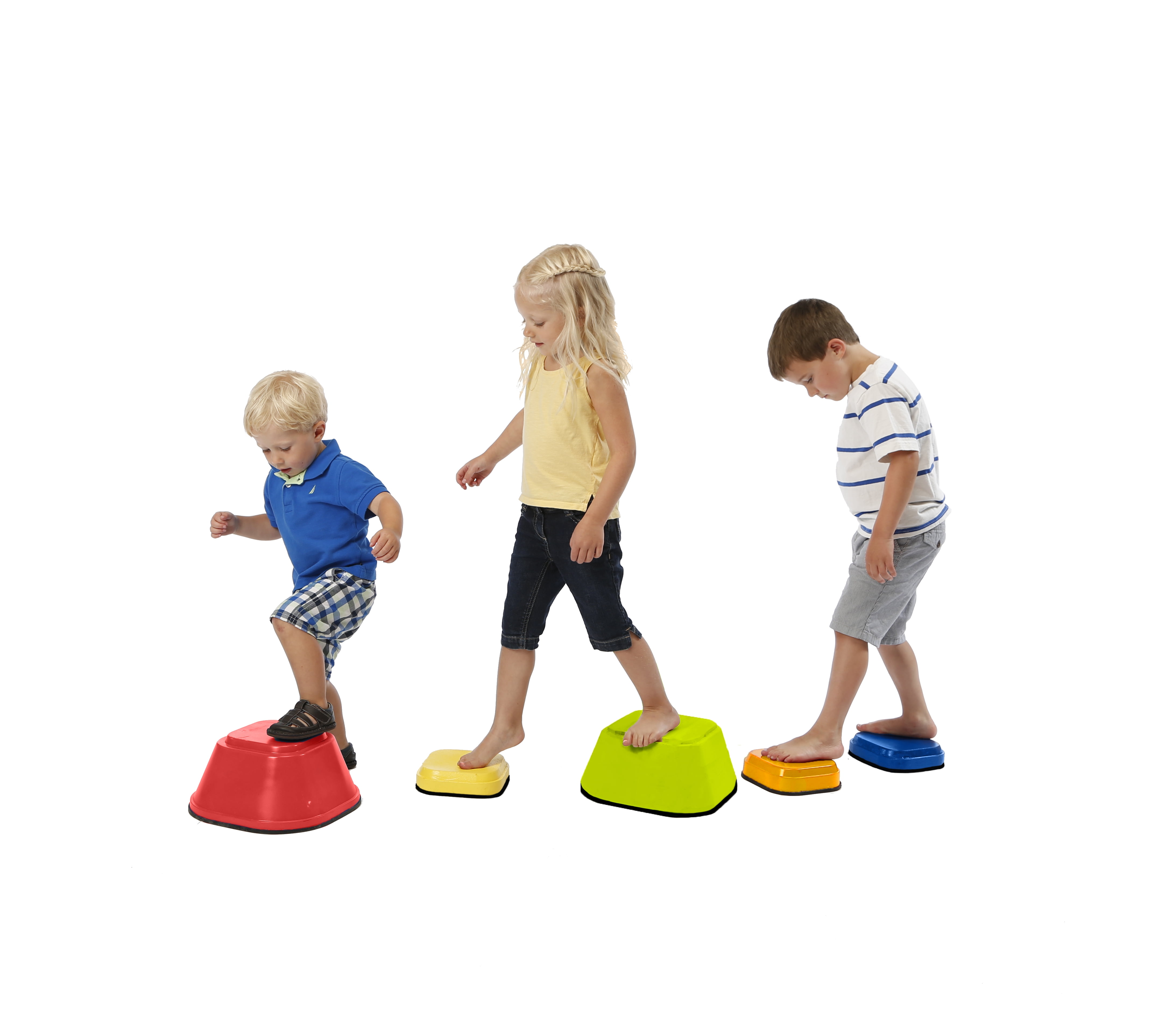 PlayzoneFit Set of 5 Stepping Stones, a Fun Way to Teach Balance