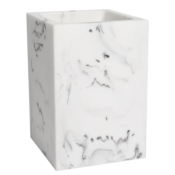 Plaza Bath Accessory Collection Poly Resin Bathroom Tumbler