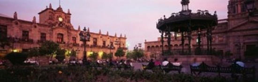 Plaza De Armas Guadalajara Mexico Canvas Art - Panoramic Images (38 x 12)