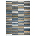 thumbnail image 1 of Plaza Lines Reversible Indoor/ Outdoor Area Rug - Blue, 5'3"x7'3", 1 of 7