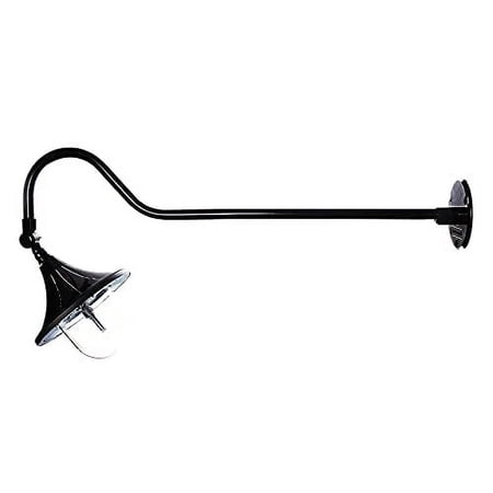 Gama Sonic 119B5044 Plaza 21" Tall Led Outdoor Wall Sconce - Black