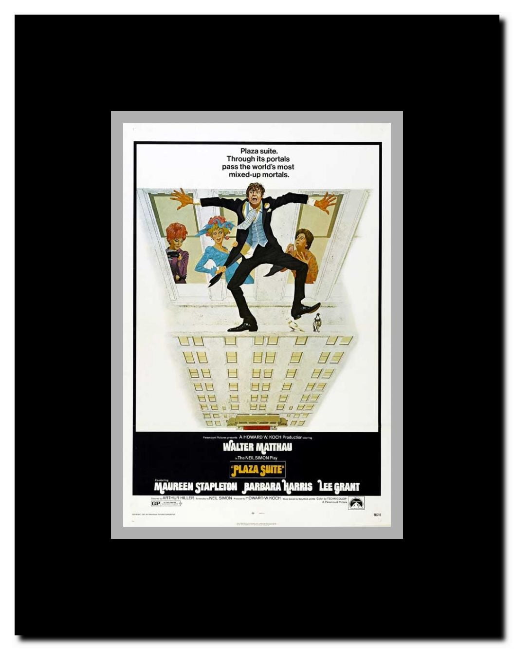 Plaza Suite Framed Movie Poster