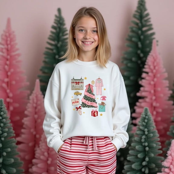 Plaza Sweatshirt, in New York Shirt, trendy crewneck, Oversized Graphic All Size S-5Xl