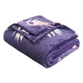thumbnail image 1 of Plazatex Holiday Navy Flamingo Design Micro Plush Throw Blanket - 50x60", Multicolor, 1 of 4