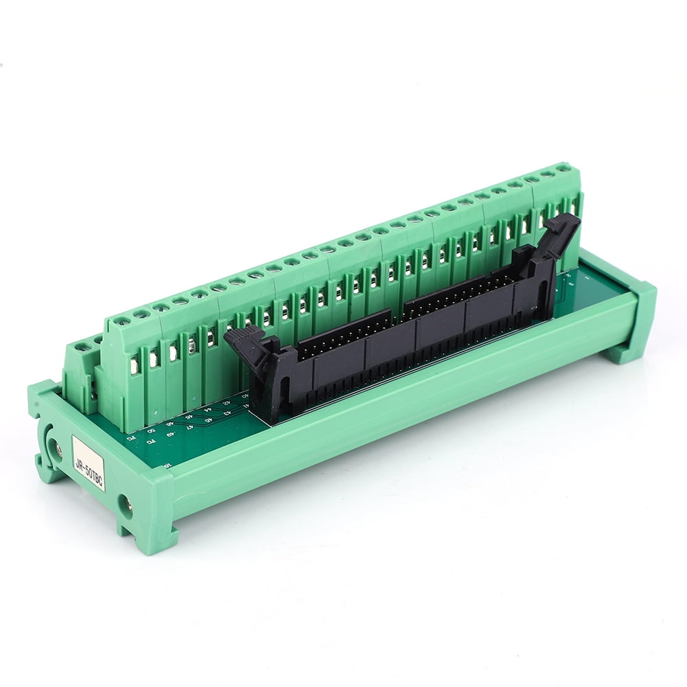 Plc Terminal Block Connector Idc Board Din Rail Mount Interface Module IDC50P PLC Board