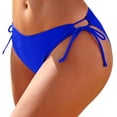 thumbnail image 1 of Plcasen String Tie Side Bikini Bottoms Women Full Coverage Mid Rise Bathing Suit Bottom Swimsuit Bottom, 1 of 3