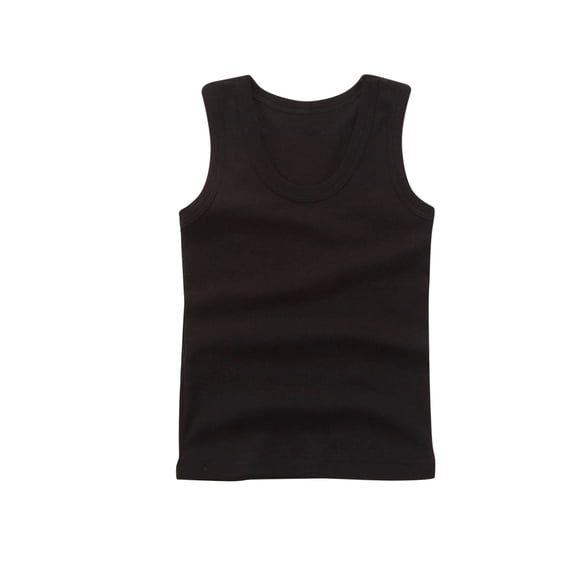 Plcasen Toddler Baby Boy's Sleeveless Tank Tops Kids Girls Summer Basic Shirts Cotton Athletic Undershirts Vest