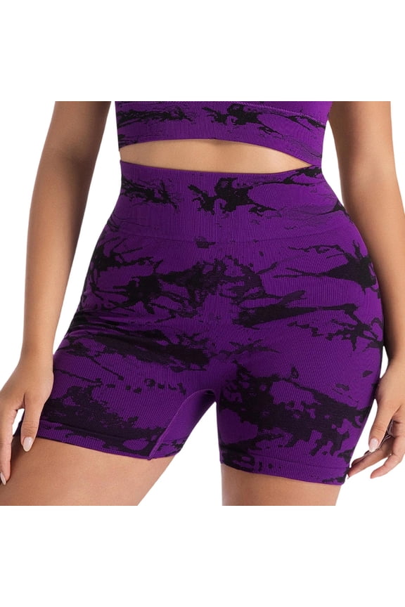 Women's Workout Gym Shorts Booty Yoga Biker Shorts Scrunch Butt High Waisted Athletic Leggings