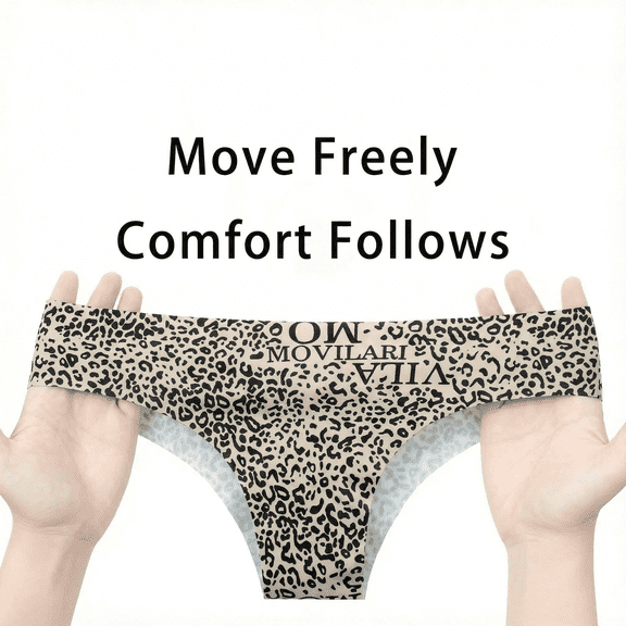 Pleafun 6 pack Seamless Thong for Women No Show High Waisted Thong Breathable Tangas Panties M-2XL