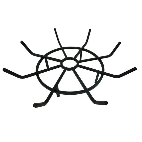 Pleasant Hearth 24" Steel Wagon Wheel Fire Pit Wood Grate