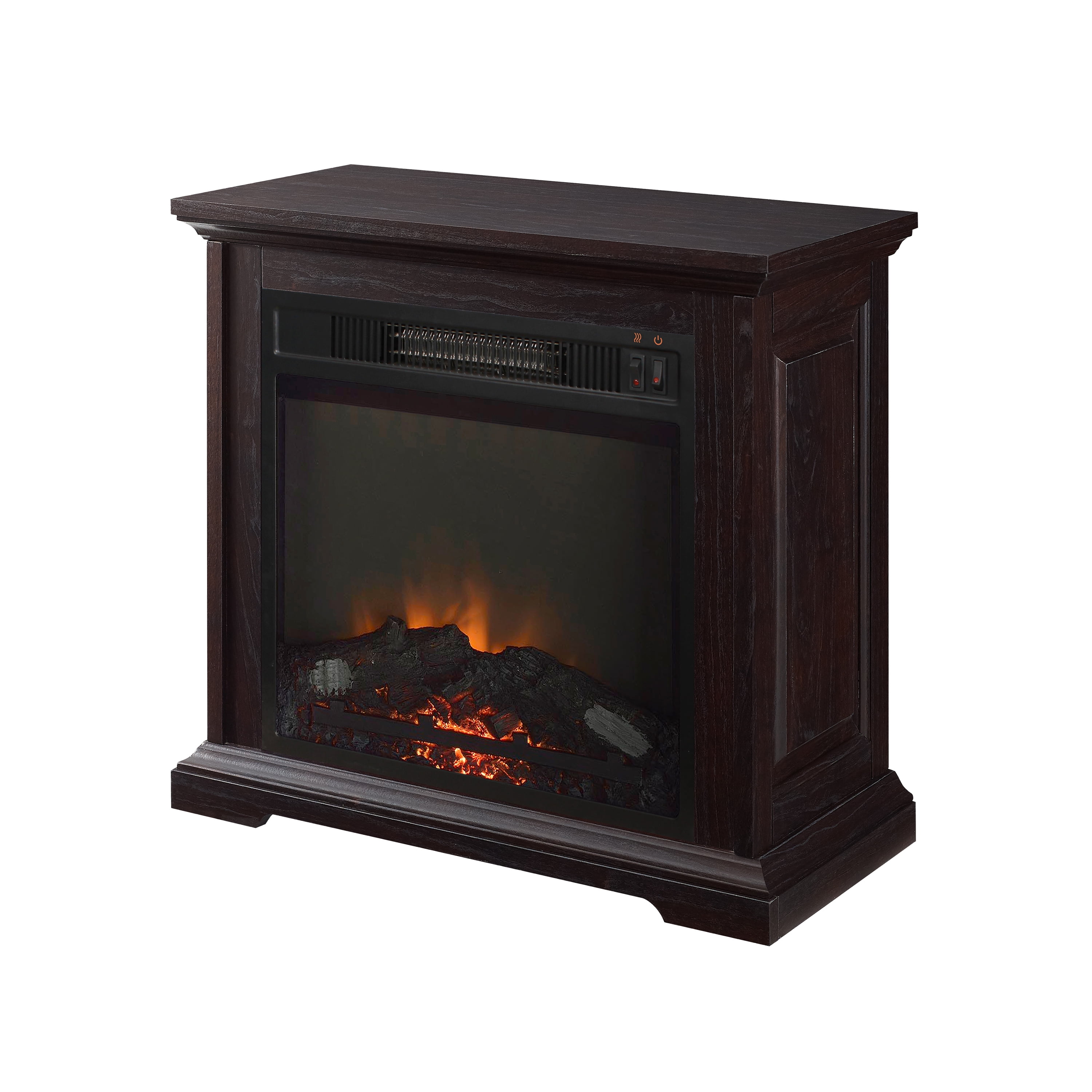 Pleasant Hearth 25 Sullivan Infrared Electric Fireplace, Grey - Walmart.com