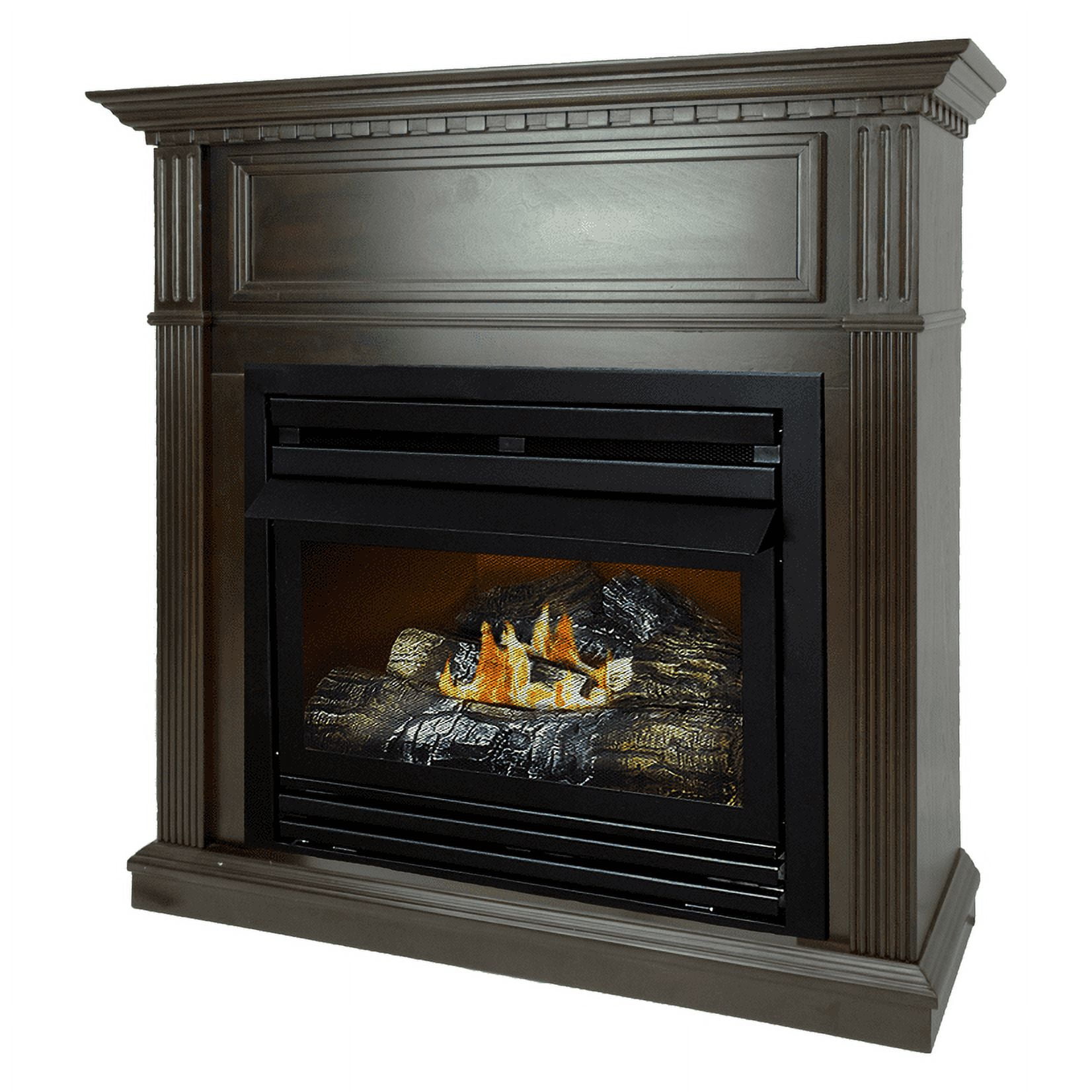 Pleasant Hearth 42 in. Propane (LP) Intermediate Freestanding Tobacco Vent  Free Fireplace 27,500 BTU - Walmart.com