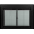 thumbnail image 1 of Pleasant Hearth Ascot Black Fireplace Glass Doors - Large, 1 of 11