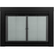 Pleasant Hearth Ascot Black Fireplace Glass Doors -Small