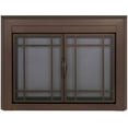 thumbnail image 1 of Pleasant Hearth Easton Collection Fireplace Glass Door, Burnished Bronze - Small, 1 of 8